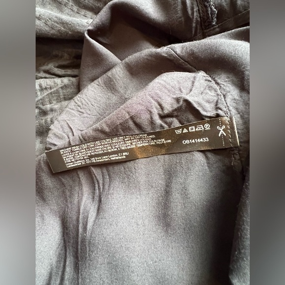 FREE PEOPLE DRESS Womens PATCHWORK OF MY DREAMS MINI Boho Pockets Lace Crochet S - Picture 16 of 16